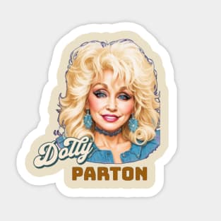 dolly vector  //retro v8 Sticker